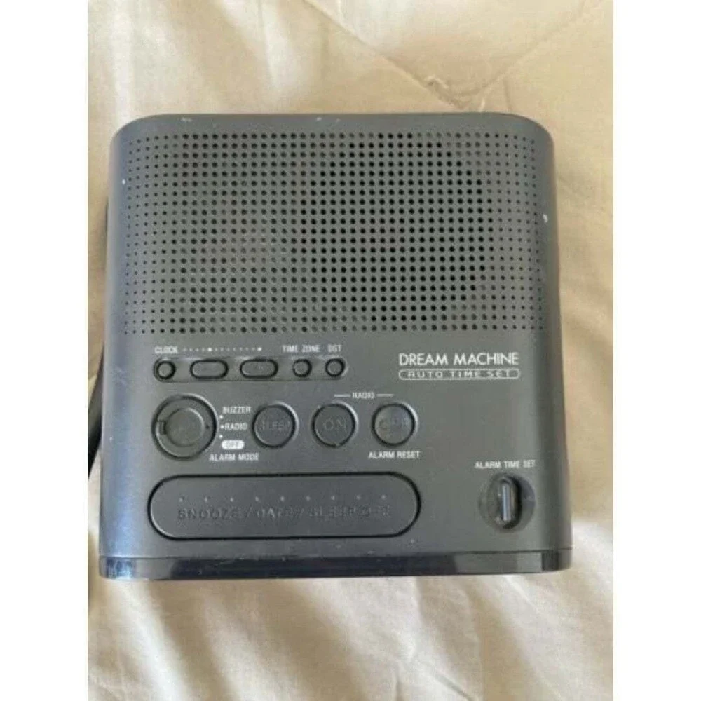 Alarm Clock Radio Sony Dream Machine ICF-C218 AM FM Tested Working
